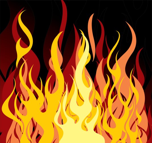 Flames Royalty Free Vector Image - VectorStock