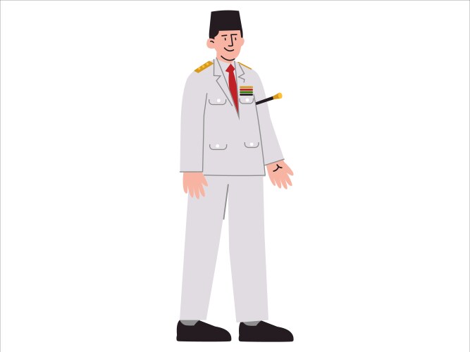 Soekarno bung karno indonesia first president Vector Image