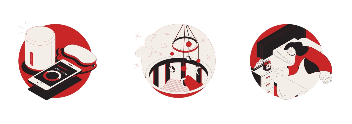 Girl rest see dreams or taking nap sleep problem Vector Image