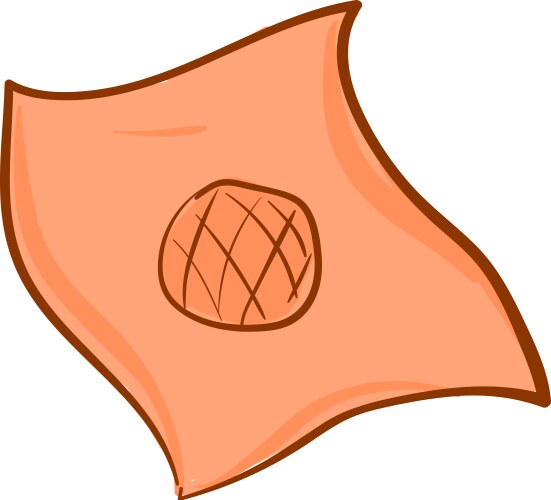 Orange blanket or color Vector Image