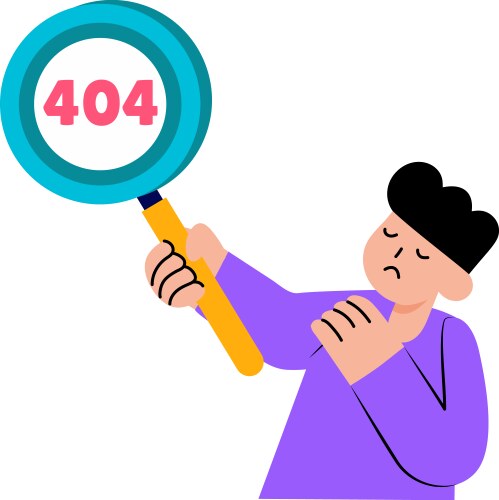 Webflat style showing a character doi vector image