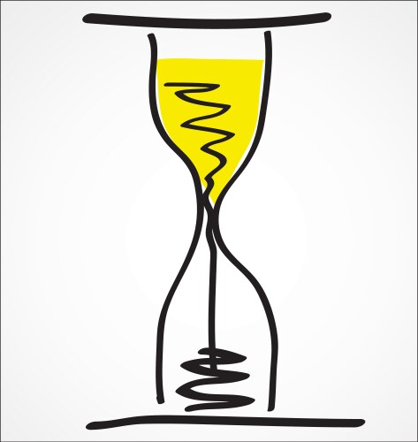 Sand hourglass icon Royalty Free Vector Image - VectorStock