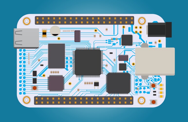 Arduino Microcontroller Pcb Vector Images (48)