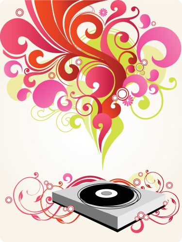Turn Table Pattern Decorative pattern Royalty Free Vector Image - VectorStock