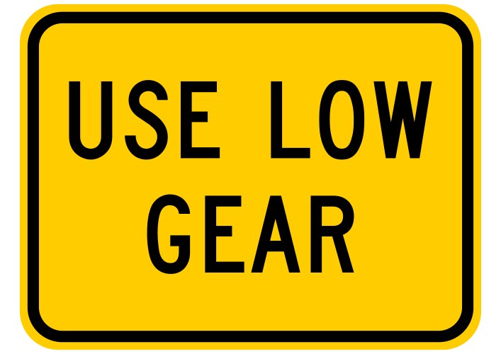 low gear vector image