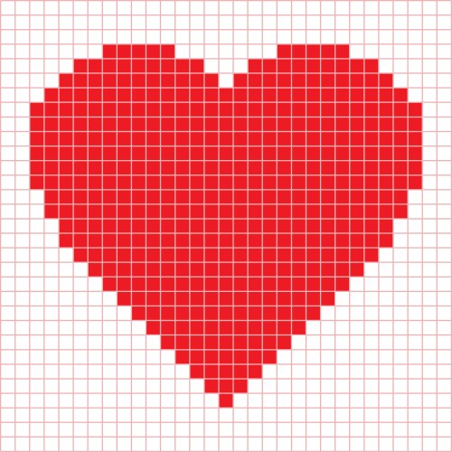 Red 3d valentine heart Royalty Free Vector Image