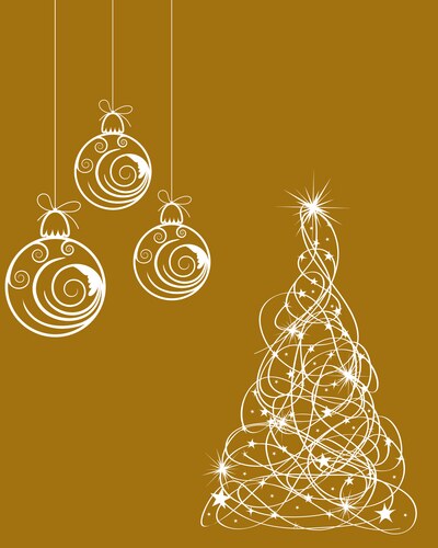 Blue christmas card Royalty Free Vector Image - VectorStock