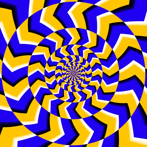 psychedelic optical spin vector image