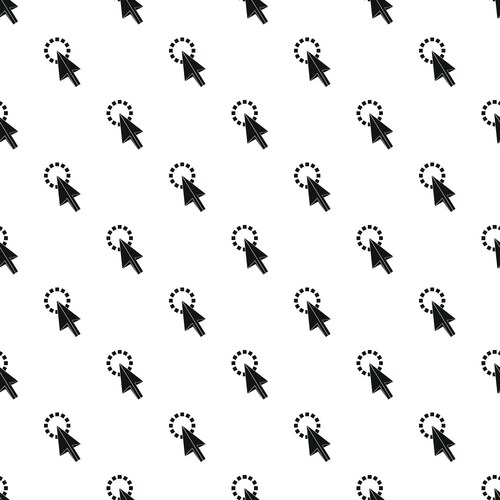 Cursor is pointing pattern simple style vector image