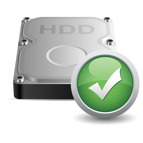 Hard disk drive Royalty Free Vector Image - VectorStock
