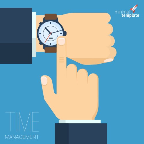 Business management concept Royalty Free Vector Image