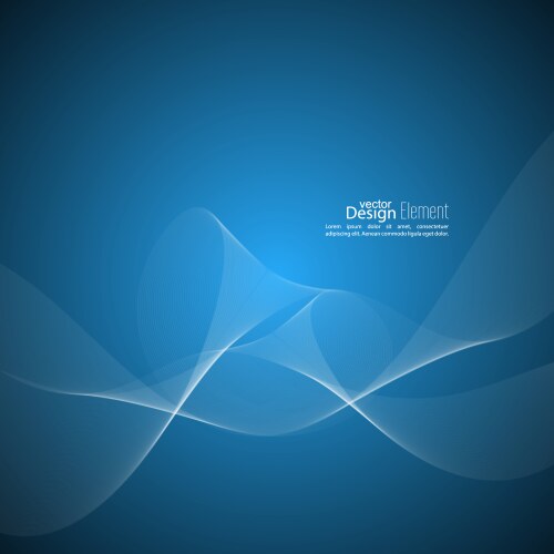 Techno abstract background with soft lines vector image