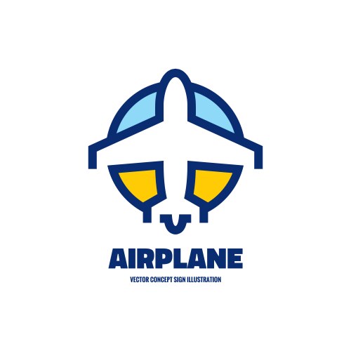 Small Airplane Logo - Aviation Royalty Free Vector Image