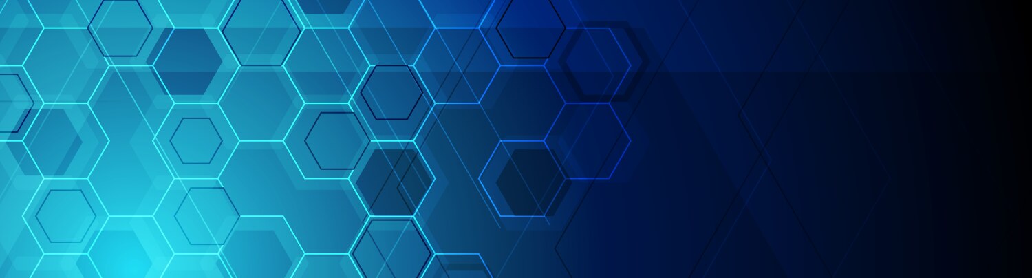 Abstract geometric background with hexagons Vector Image