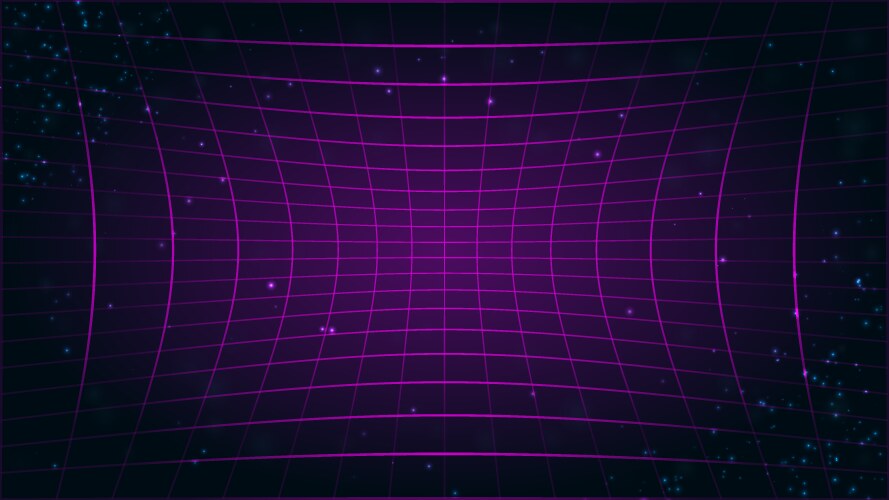 Retro Synthwave Grid Background – Royalty-Free Vector | VectorStock