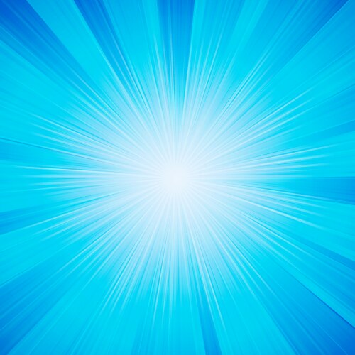 Blue sky with glaring sun Royalty Free Vector Image
