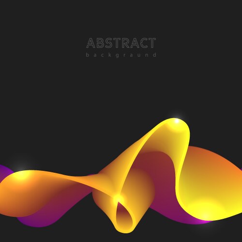 Dynamic Wavy Abstract Background vector image