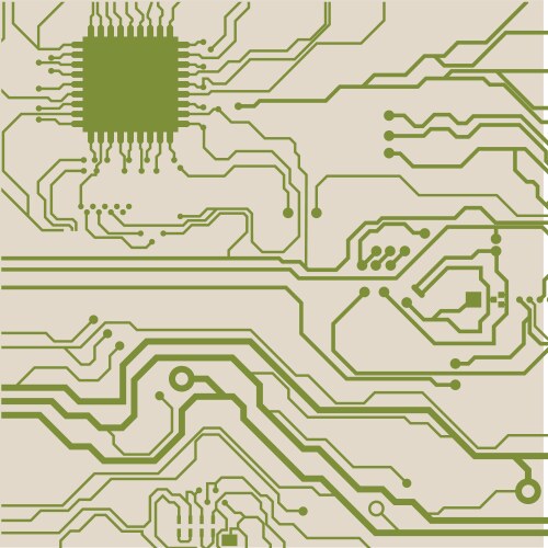 Electrical Circuit Diagram Royalty Free Vector Image