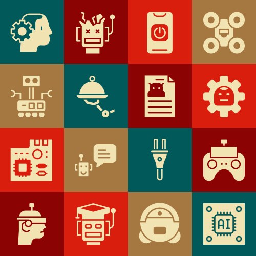 Set processor with microcircuits cpu remote vector image