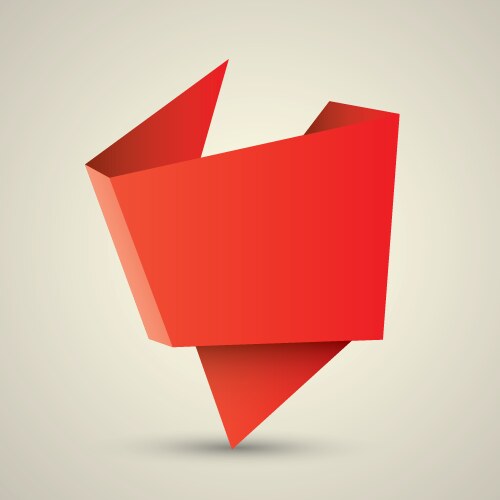 Abstract glossy red speech bubble – Royalty-Free Vector | VectorStock
