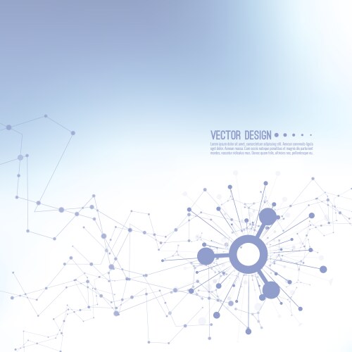 Array with dynamic emitted particles vector image