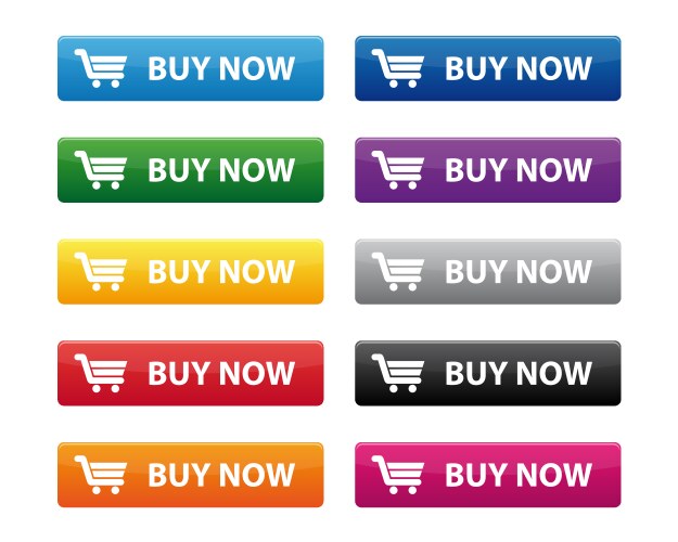 buy now buttons vector image