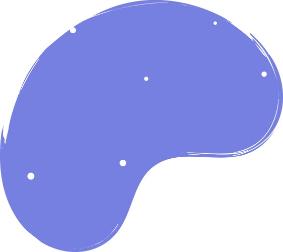 Blob liquid abstract shape element vector image