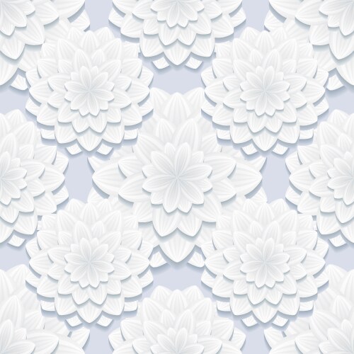 Spring blue background seamless pattern chamomile Vector Image