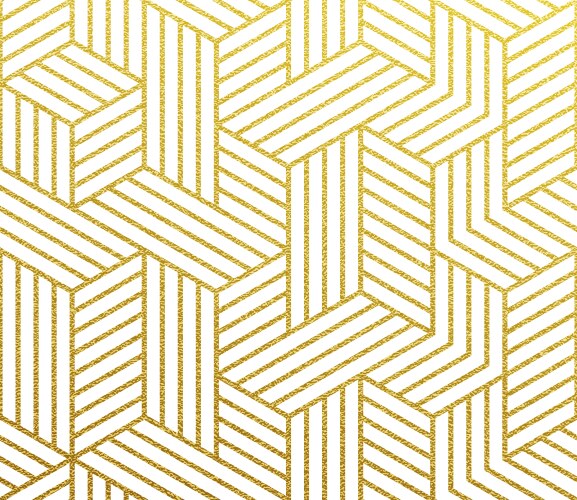 Abstract geometric gold pattern background vector image