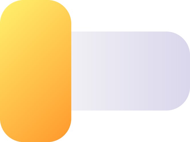 Switch off pixel perfect flat gradient color ui vector image