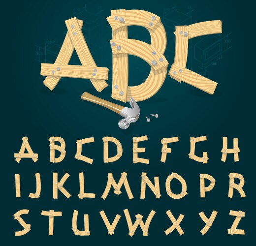 Hidden font Royalty Free Vector Image - VectorStock