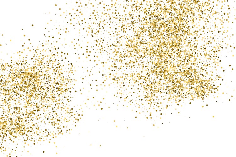 Gold Glitter Explosion Vector Image