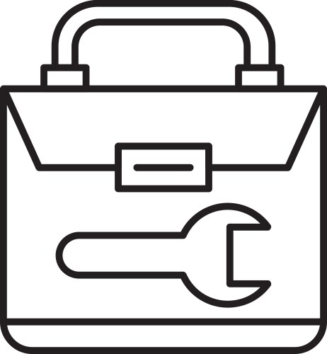 Toolbox icon vector image