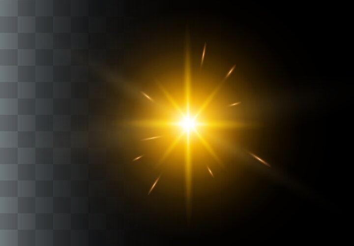 Dark abstract cosmic background with light flare Vector Image