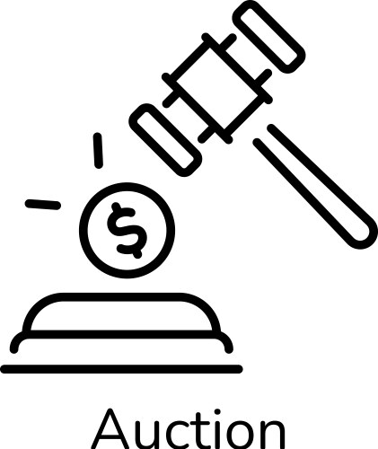 Auction Royalty Free Vector Image - VectorStock