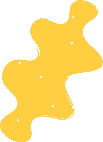 Irregular blob random liquid shape vector image