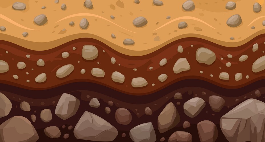 Ground Texture Vector Rocks Dark Stone Ground Texture – Royalty-Free Vector | VectorStock