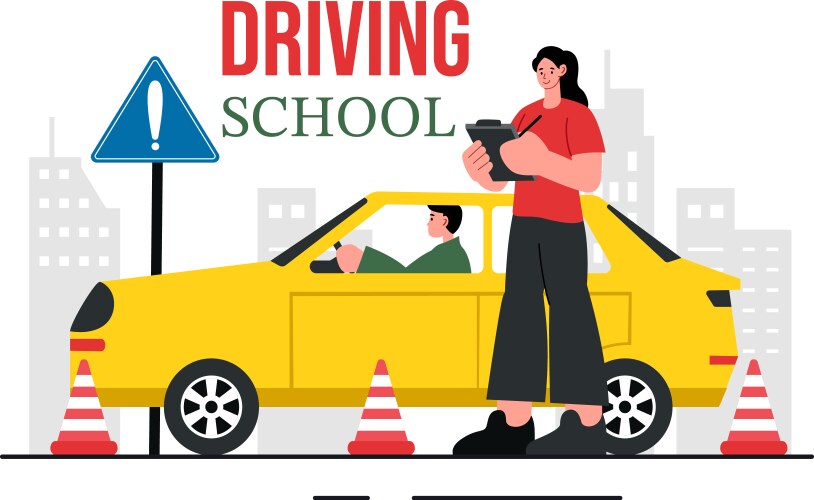 Driving Instructor Vector Images (over 1,200)