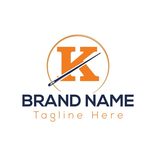 Needle & Thread F Logo – Royalty-Free Vector | VectorStock