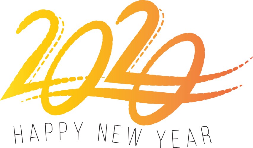 Golden New Year Celebration Vector Image