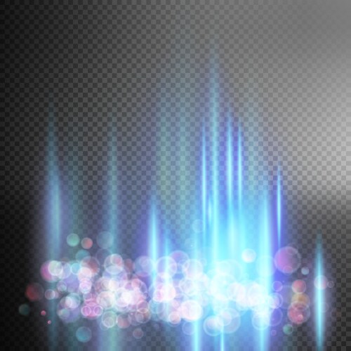 Magic blue gemstones set Royalty Free Vector Image