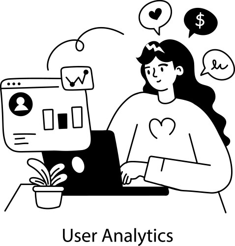 User dashboard Royalty Free Vector Image - VectorStock