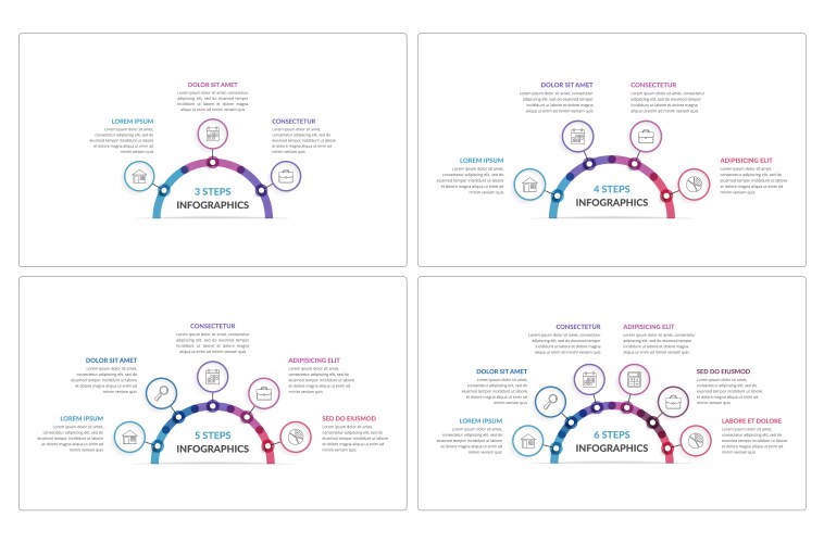 Inforgaphic templates vector image