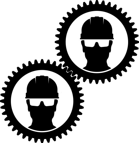 Engineer concept icon Royalty Free Vector Image