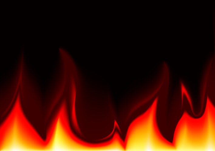 Fire seamless background Royalty Free Vector Image