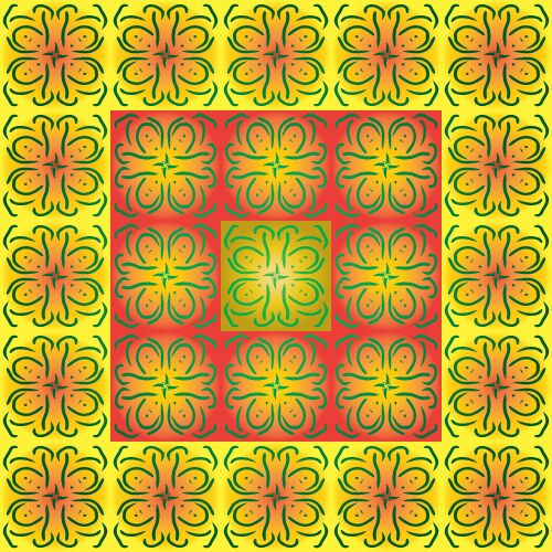 Geometric pattern from the patterns of summer vector image