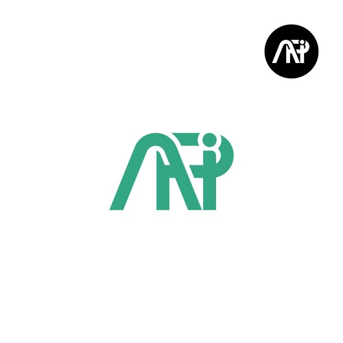 Api monogram logo (44760698) – Royalty-Free Vector | VectorStock