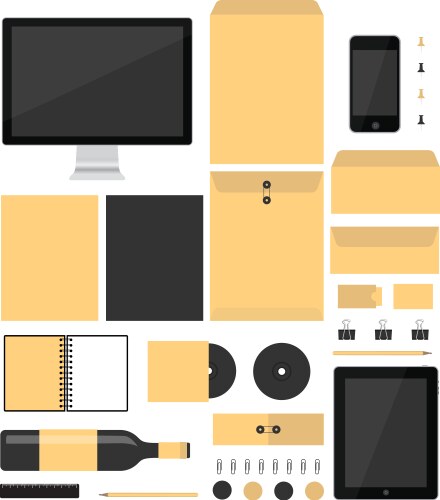 Office paper Royalty Free Vector Image - VectorStock