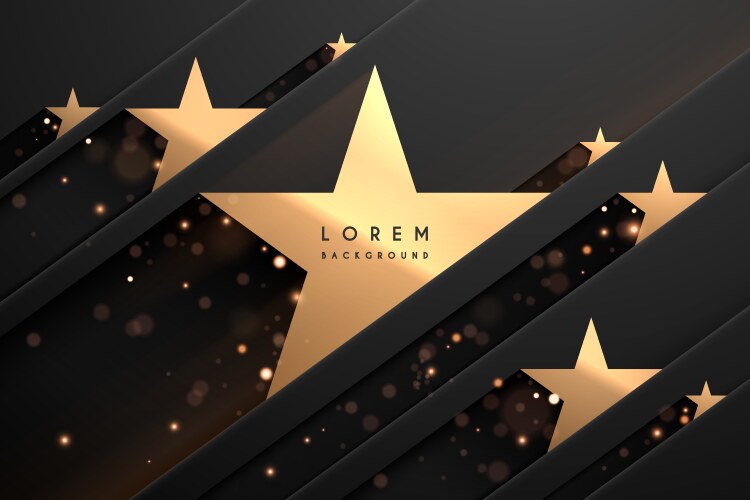 Golden Stars Black Vector Images (over 71,000)