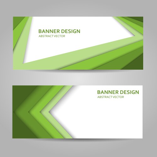 abstract background with green lines vector image